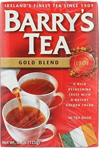 Lot X 2 Barry's Tea Sig Gold Blend Product of Ireland 40 Bags 4.4 Oz BB 6/19 A2