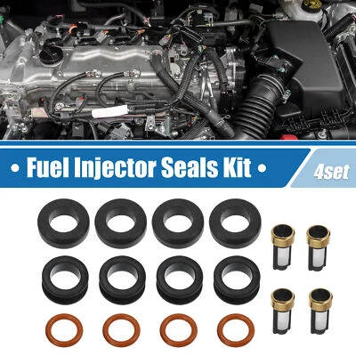 Juego de 4 juntas tóricas de inyector de combustible n.º 16611AA510 para Subaru Legacy 2000-2006 Foto 1 de 4