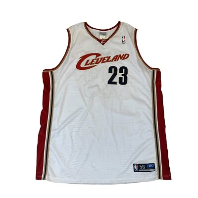 Vintage Reebok LeBron James Cleveland Cavaliers Away Jersey Mens 56 (3XL) New - Image 1 of 4