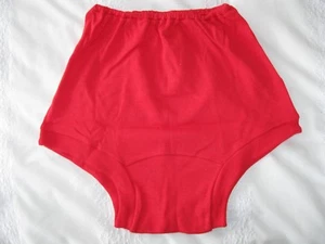 GENUINE VINTAGE Scarlet Red CHERUB School Knickers size 20" W32-35" - NEW 09/11 - Picture 1 of 5