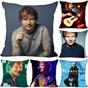 Funda de Almohada Ed Sheeran Hogar Dormitorio Oficina Decoración Habitación Cojín Regalo Cumpleaños - Imagen 1 de 24
