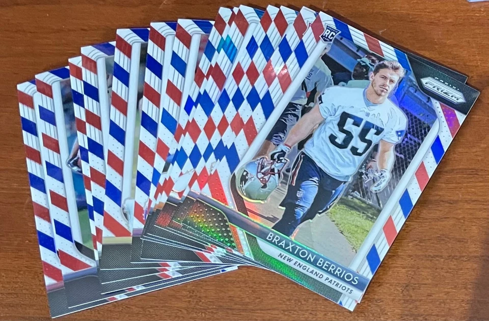 2018 Panini Prizm Prizms Red White and Blue Football Card - You Pick - Image 1 of 1