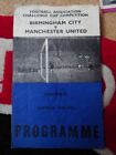 Birmingham City V Manchester United FA Cup Semi-final Pirate Copy 56/57