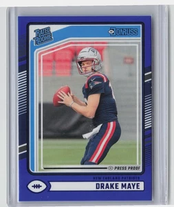 2024 Donruss #379 Drake Maye Press Proof Blue - Bild 1 von 2