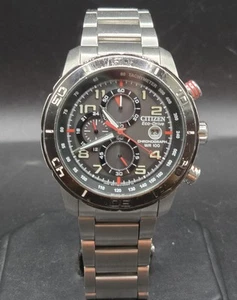 Citizen Herren Quarzuhr ECO-DRIVE Chronograph 100M Tachymeter Edelstahl - Bild 1 von 20