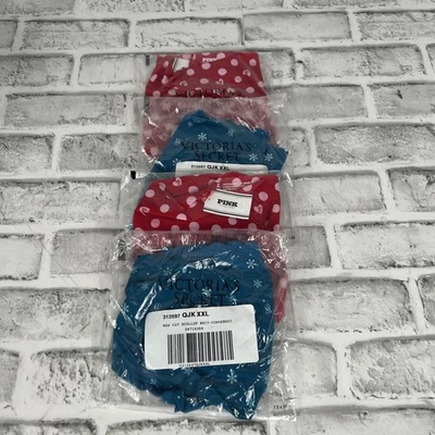 Paquete de 4 bragas para mujer Victoria's Secret colores surtidos talla XXL hipster Foto 1 de 4