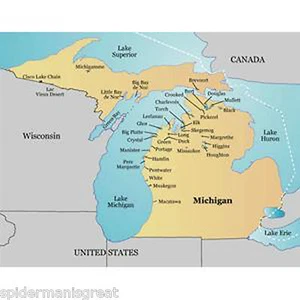 Garmin LakeMaster Michigan microSD Karten Karte - Bild 1 von 1