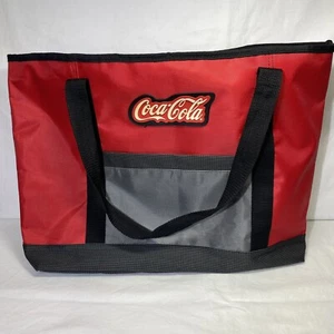 Coca Cola 17” x 14” Tote Shoulder Bag Unisex Red and black with Straps - Picture 1 of 7