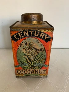 Antique Century Cocoanut Tin - Picture 1 of 15