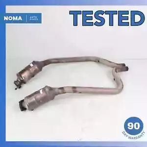 16-20 Jaguar X260 XF RWD 3.0L Left & Right Side Exhaust Downpipe Set OEM - Picture 1 of 22