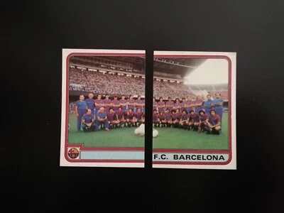Cromo futbol 82 F C Barcelona Team Maradona Rookie 44 45 New - Imagen 1 de 2
