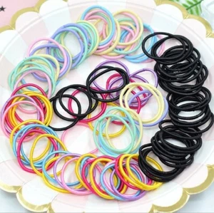 Hair Ring Hair Rope Ponytail Holder Elastic Hair Tie Rubber Band Kid 50X for Kid - Picture 1 of 11