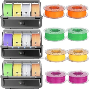 🔥On Sale!Creality CFS Mehrfarbiges Filament System mit SpacePI X4 & 8KG RFID - Afbeelding 1 van 11