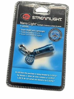 Streamlight Nano COPS Light Supporting Police LED 10 Lumens Easy One-Handed - Image 1 of 3