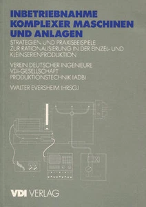 Walter Eversheim (Hrsg.) - Inbetriebnahme Komplexer Maschin #B2046654 - Imagen 1 de 1