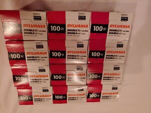 Sylvania 100 Watt Soft White indoor 2 Light Bulbs per Pk ( 12 packs)