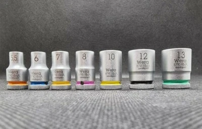 7-tlg Wera 8790 HMA Steckschlüssel Satz Nuss Set 1/4" Antrieb 5,5-13 sechskant