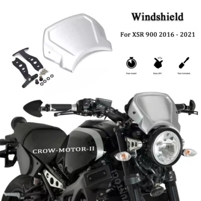Deflector de viento de aire parabrisas bajo de aluminio XSR 900 para YAMAHA XSR900 Foto 1 de 4