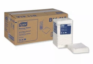 Universal Beverage Napkin, 1-Ply,9.125X9.125, 1/4 Fold,Poly-Pack,White, 4000/Ct - Picture 1 of 2