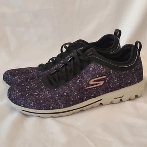 Skechers Zapatos Mujer 11 Go Walk Tenis Goga Mat SN 124797 Flores Ligero - Imagen 1 de 9