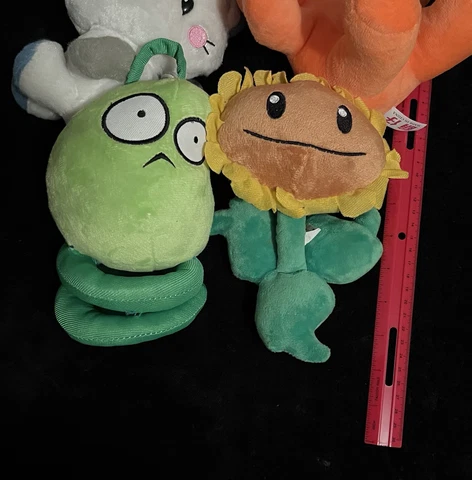 Plants vs Zombies PvZ plush Sunflower and Spring Bean Bundle + Extras Cover