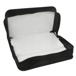 CD Holder Rectangle CD Wallet 128 Capacity CD Organizer Holder DVD Organizer - Afbeelding 1 van 12