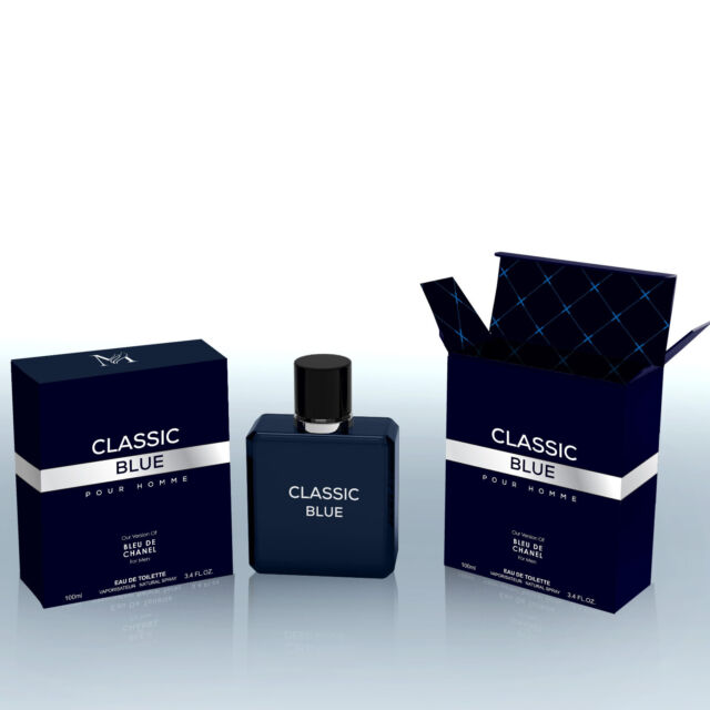 RACING CLUB BLUE designer EDT cologne 3.4 oz spray by MCH Beauty Fragrances