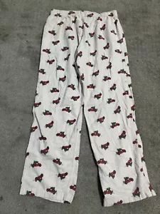 J Crew Factory Flannel Sleepwear Pants Red Car Christmas Tree Pink Size XS - Picture 1 of 4