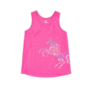Wonder Nation Girls Pink Sleepwear Unicorn Tank Top  - Picture 1 of 2
