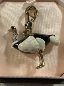 New in Box Juicy Couture Ostrich Charm with Dangling Pink Egg - YJRU4764 NWT - Picture 1 of 12