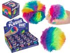 Rainbow Furry Squish Ball~Squishy~Foam~Fur~Anxiety~Fidget Toy~Autism Stim~NEW