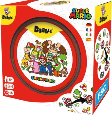 Zygomatic Familienspiel Reaktionsspiel Dobble Super Mario ZYGD0018 - Bild 1 von 4