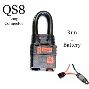 RCP-QS8 FEMALE JUMPER WIRE CONNECTOR (Run 1 Battery in a Series Harness) - Picture 1 of 21