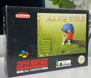 Major Title Super Nintendo SNES Sehr guter Zustand PAL (Deutsch Ed.) - Bild 1 von 10