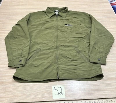 Jaqueta verde quebra-vento vintage anos 90 mercúrio zíper completo masculina tamanho XL - Imagem 1 de 4