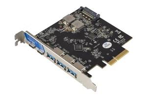 USB controller Akasa PCIe 2.0 x4 3x USB 3.2 Gen 2 2x USB-C 3.2 Gen 2AK-PCCU3-09 - Afbeelding 1 van 3