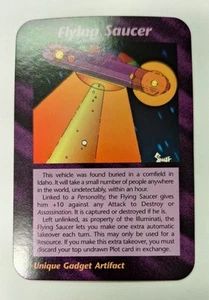 Flying Saucer Card Unlimited INWO Illuminati New World Order - Bild 1 von 2