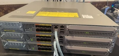 Cisco Router ASR1001-X 2x PWR-AC Rack Ears Licen: adventerprise TESTED 16.09.08 - Image 1 of 4