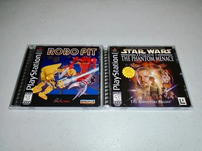 Robo Pit & Star Wars Episode I: The Phantom Menace ☆☆ Complete Playstation 1 PS1 - Image 1 of 3