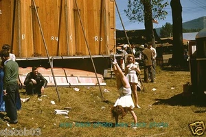 BACKSTAGE AT THE "GIRLIE SHOW" - VERMONT STATE FAIR 1941 - REPRINT PHOTO 5 by 7 - Picture 1 of 1