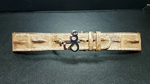 JACOB & CO BROWN CROCODILE STRAP FOR H24/GMT 22MM LUG AUTHENTIC JACOB & CO BAND - Picture 1 of 5