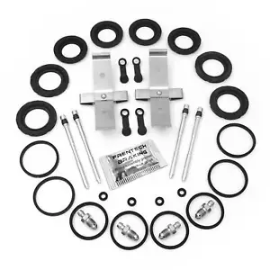 Front Caliper Repair Kits Pin Kit Nipples For Alfa 166 (For Brembo 108mm Pins) - Picture 1 of 8