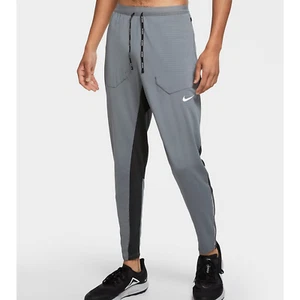Nike Phenom Elite Hybrid Knit Running Pants Men Size XL Grey CU5504 084 - Picture 1 of 6