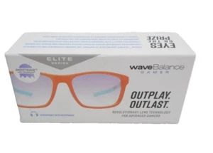 Gafas para juegos profesionales Wavebalance Tempest Elite Series naranja - ¡Nuevas! - Imagen 1 de 5