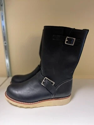 Zapatos Red Wing 3470 Cuero Negro Boundary Engineer Botas Para Mujer Talla 6.5B S262 Foto 1 de 4