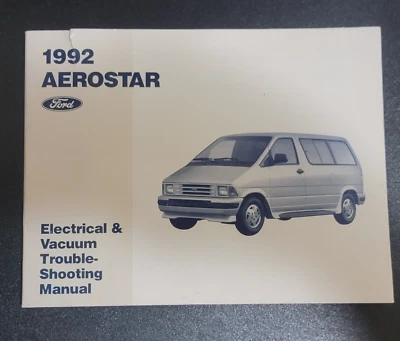 Ford Aerostar 1992 furgoneta eléctrica y aspiradora manual de servicio de resolución de problemas Foto 1 de 4
