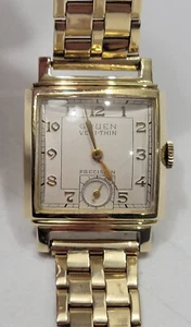 Gruen Veri Thin 14k Solid Case & Band 25mm 43 Grams Swiss Manual Ladies Working - Picture 1 of 12