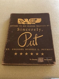 VINTAGE LETTERS TO HIS FRIENDS SINCERELY PUT~ RUSSELL PUTMAN 1945 WW2 RARE - Picture 1 of 10