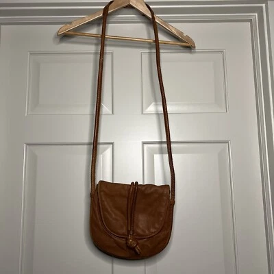 Винтажный Kenneth Cole мягкой кожи Hobo Western сумочки через плечо коричневый   - Изображение 1 из 4