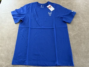 Milwaukee Bucks "Fear the Dear" NBA Nike T-shirt Blue Men's Large **NEW** - Picture 1 of 4
